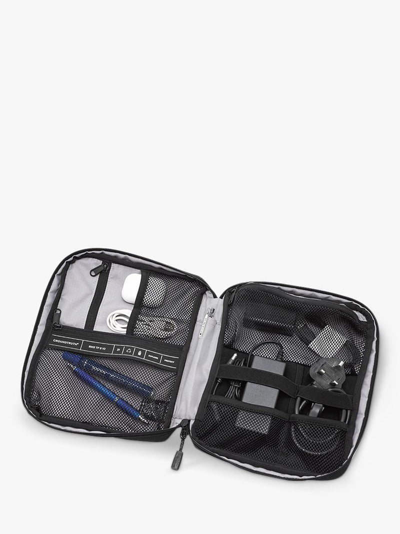 GROUNDTRUTH RIKR Tech Pouch Voyage Blue, imported from the UK