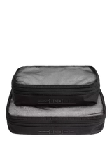 John Lewis GROUNDTRUTH Compact Packing Cube Set of 2, Black- Buy online at McGrocer