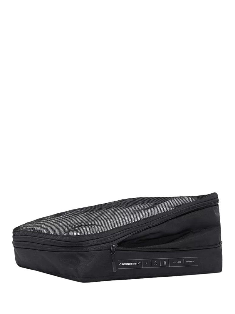 GROUNDTRUTH packing cubes set of 2 black, imported from the UK