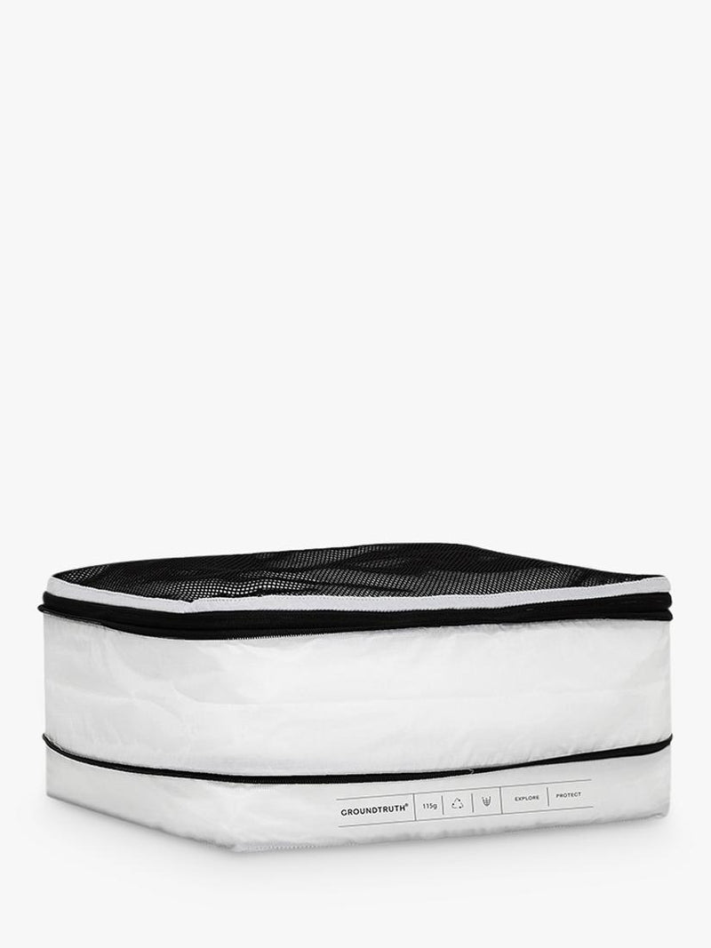 GROUNDTRUTH packing cubes set of 2 white - British product