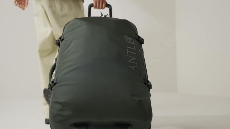 Antler Discovery Medium Wheeled Duffle Suitcase Black, UK version