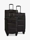 Antler Soft Stripe 2.0 cabin suitcase 55cm sand - British product