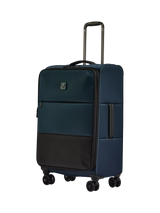John Lewis Antler Soft Stripe 2.0 Spinner Suitcase, Navy, 88L- Buy online at McGrocer