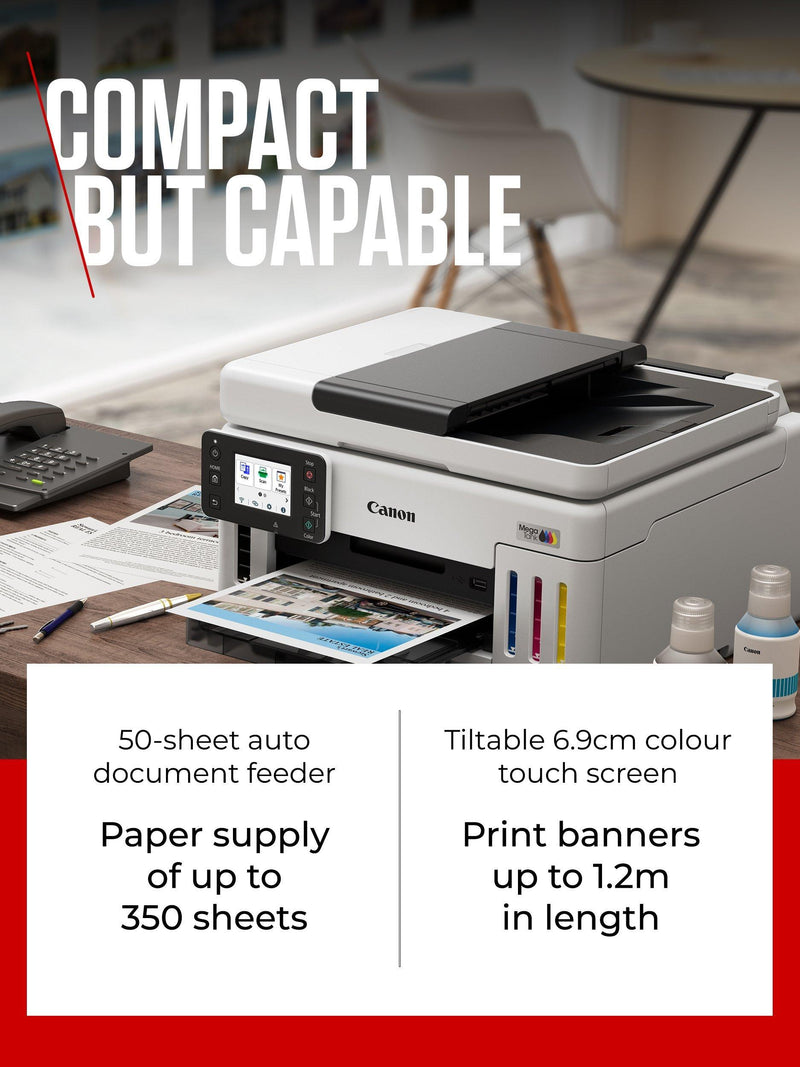 Canon MAXIFY GX6150 all-in-one printer white, imported from the UK