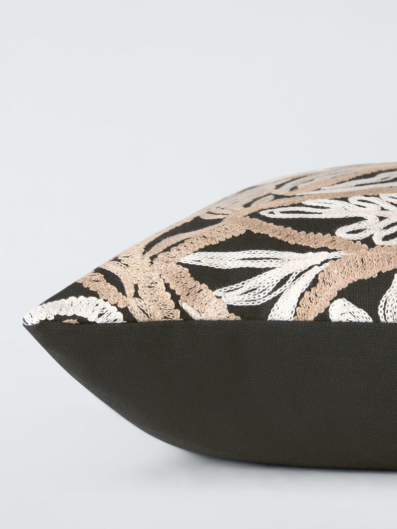 John Lewis Canna Embroidered Cushion 50x50cm (British brand)