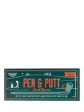 Gentlemen's Hardware Golf Club Pen Set with mini putt green, imported from the UK