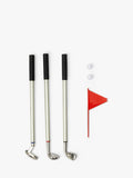 Gentlemen's Hardware Golf Club Pen Set with mini putt green, imported from the UK