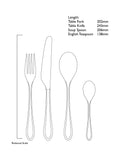 Robert Welch Kemble Bright cutlery set 42 piece - British product