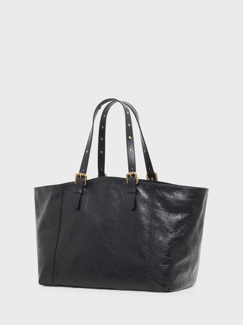 Gerard Darel leather tote bag black (British brand)