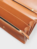 Gerard Darel Cognac leather crossbody bag - British product