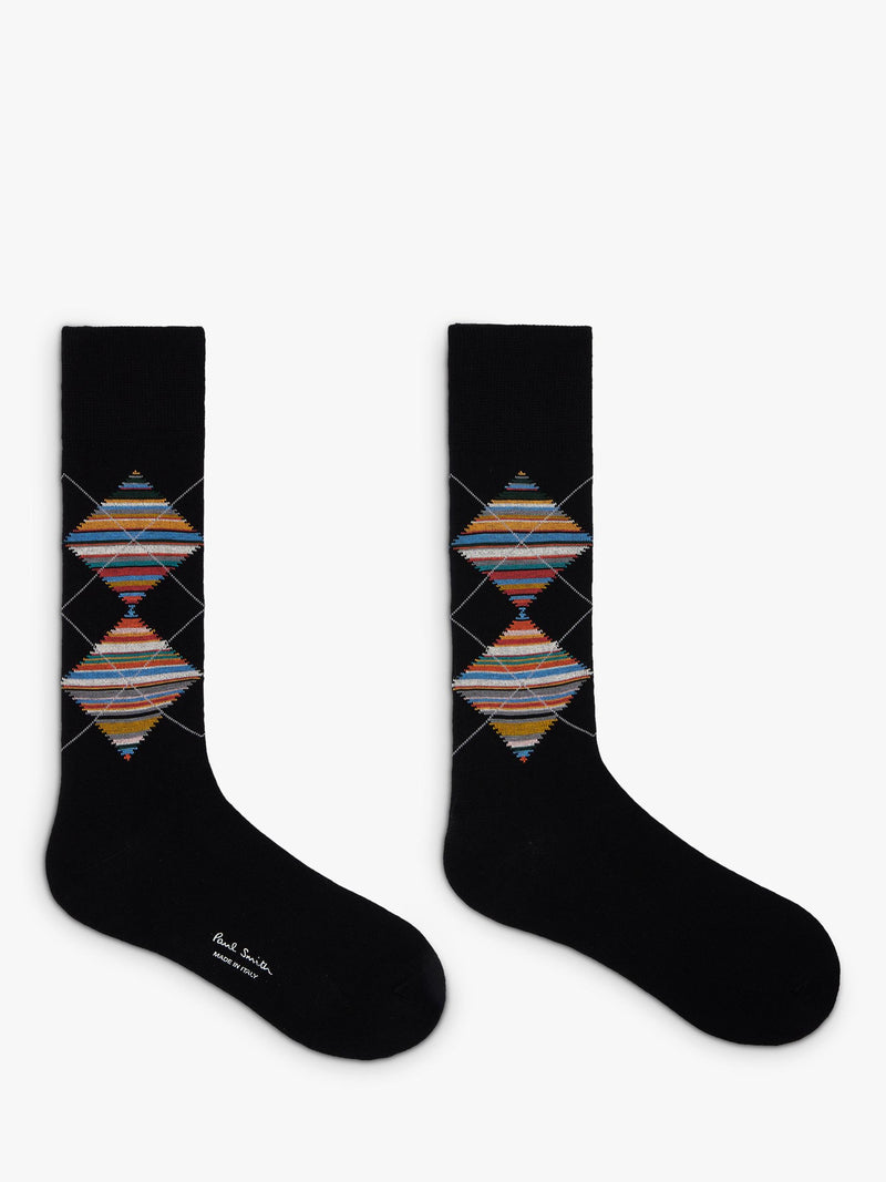 Paul Smith patterned cotton blend socks pack of 3 (British brand)