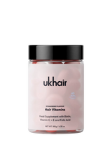John Lewis UKLASH UKHAIR Hair Vitamins Strawberry Gummies 60 Count- Buy online at McGrocer