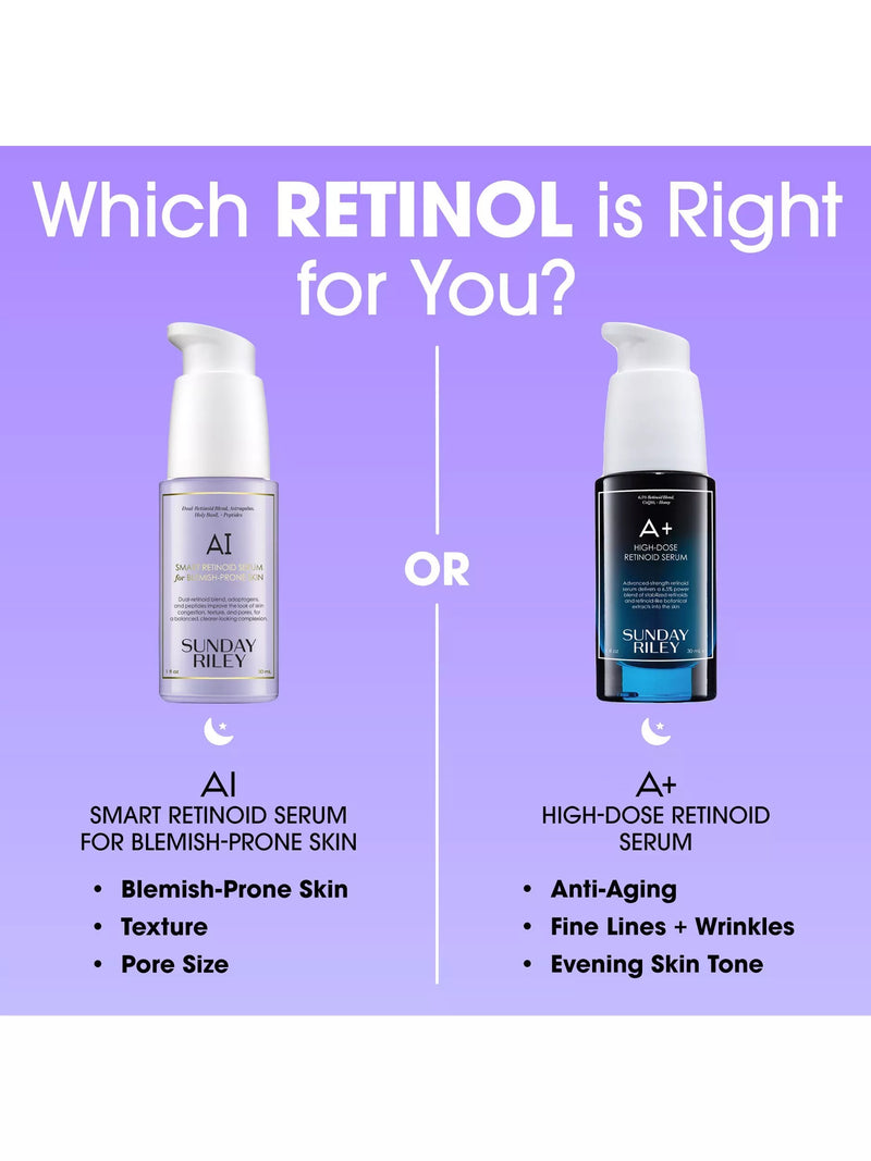 Sunday Riley A.I. Smart Retinoid Serum 30ml (British brand)