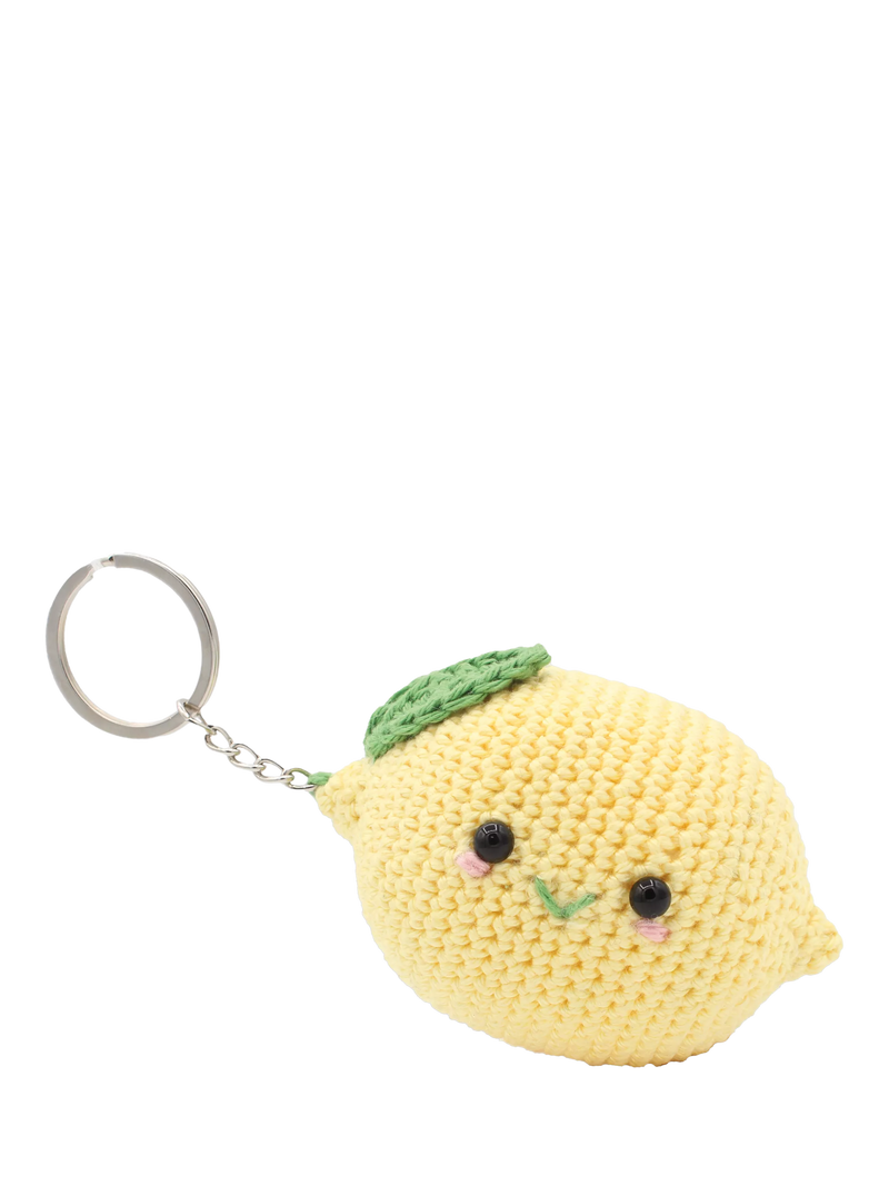 Hardicraft lemon bag pendant crochet kit with cotton yarn - British product