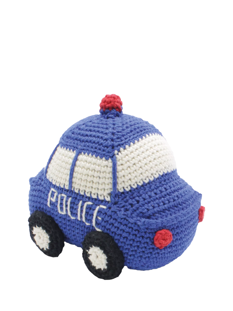 Hardicraft police car crochet kit with pattern and cotton yarn, UK version