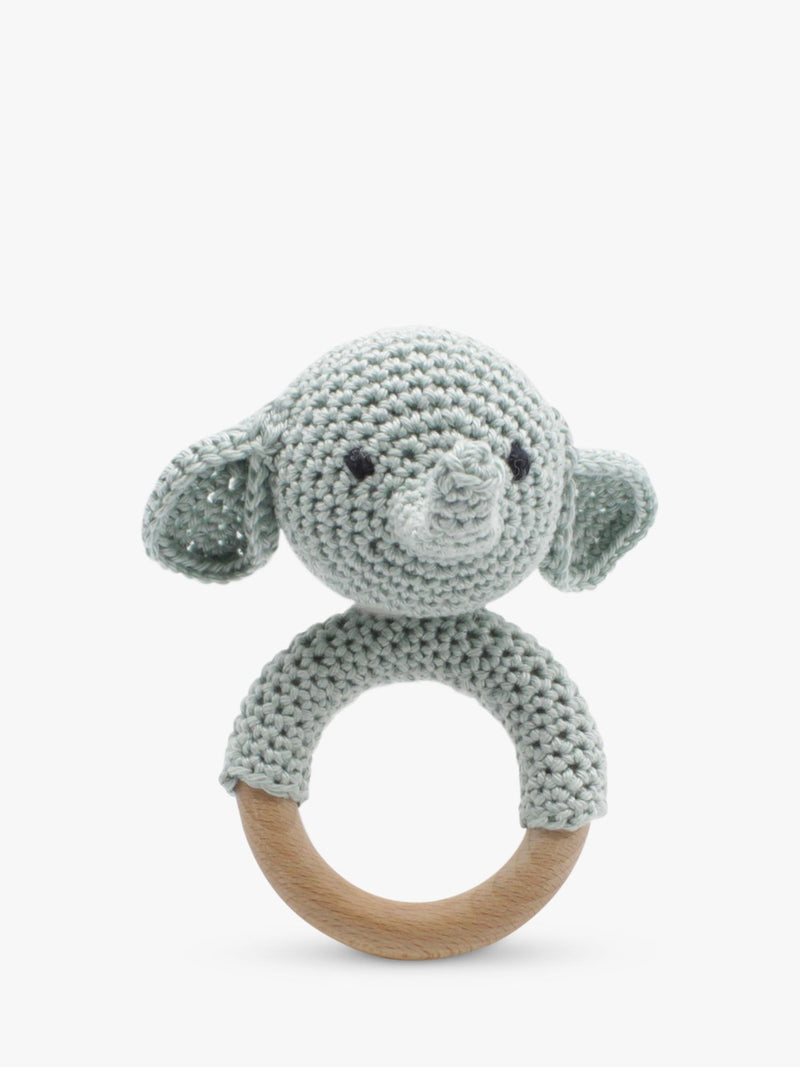 Hardicraft elephant rattle crochet kit, UK version