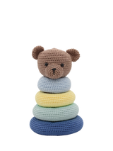 Kit de crochet ours empilable avec fil de coton et patron