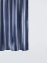 John Lewis John Lewis Ambleside Stripe Recycled Polyester Shower Curtain Indigo 180 x 180cm- Buy online at McGrocer