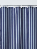 John Lewis Ambleside Stripe shower curtain 180x180cm indigo (British brand)