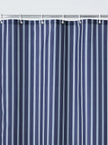 John Lewis Ambleside Stripe shower curtain 180x180cm indigo (British brand)