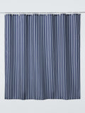 John Lewis Ambleside Stripe shower curtain 180x180cm indigo (British brand)