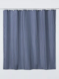 John Lewis Ambleside Stripe shower curtain 180x180cm indigo (British brand)