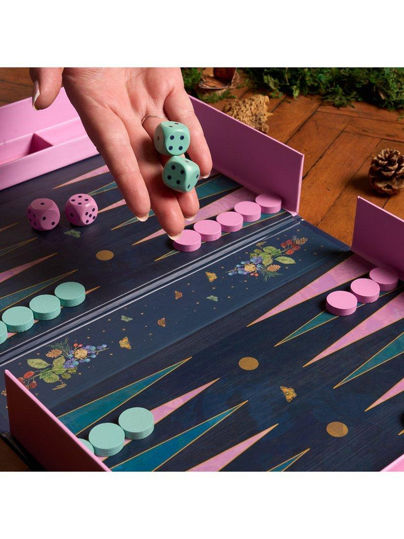 Gibsons The Art File backgammon board game, imported from the UK