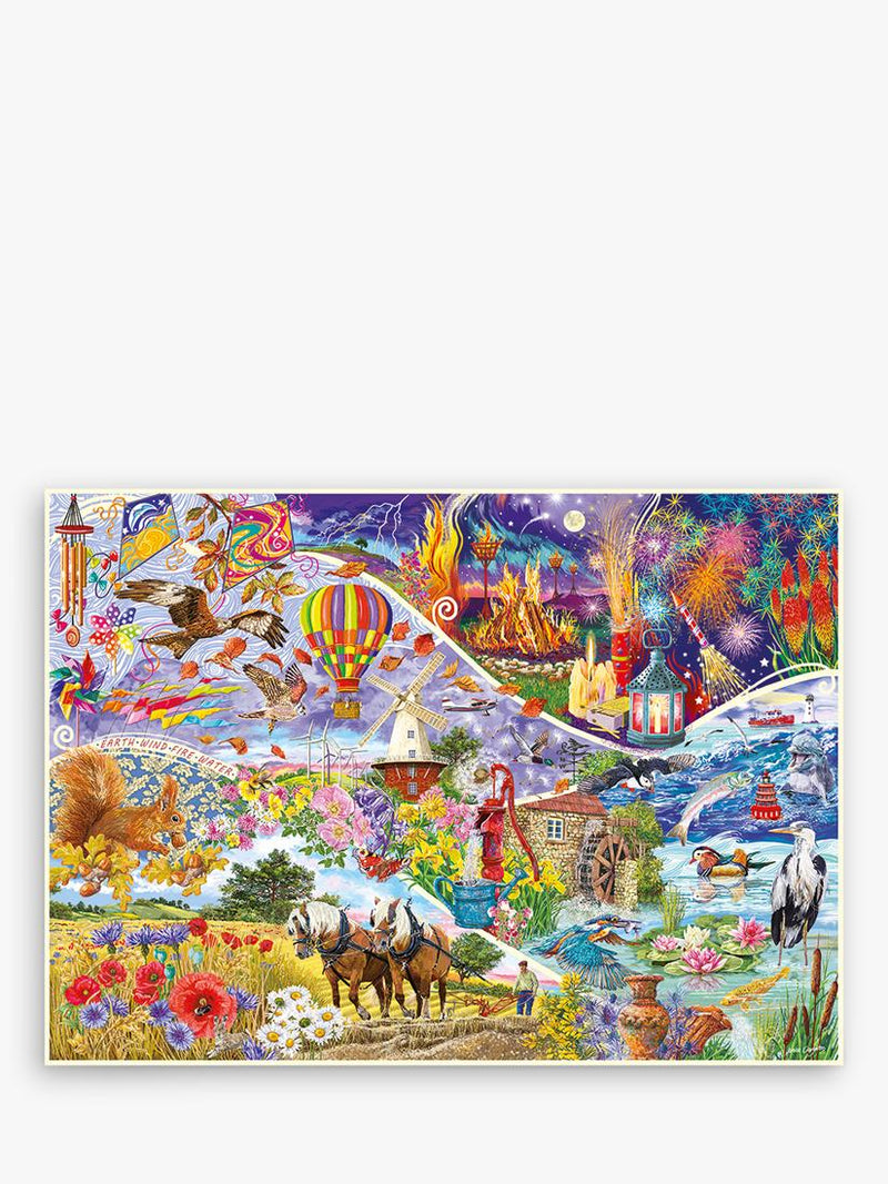 Gibsons Elemental 1000 piece jigsaw puzzle, UK version