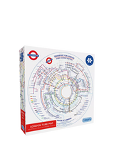 John Lewis Gibsons TFL London Underground Circular Tube Map Jigsaw Puzzle, 500 Pieces- Buy online at McGrocer