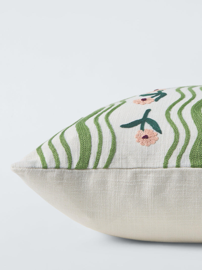 John Lewis ribbon cushion blossom 45x45cm (British brand)