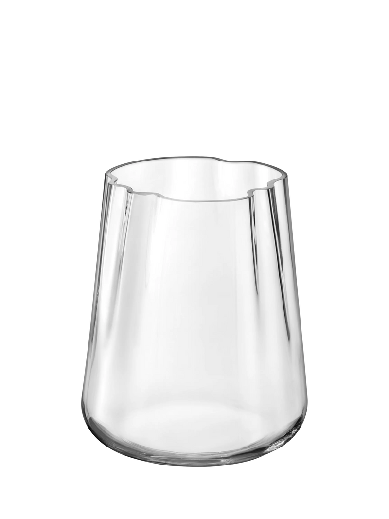 LSA International Lagoon glass vase lantern clear H24cm - British product