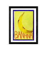 John Lewis EAST END PRINTS Susie Miller Banana Framed Print, 43.4 x 33.4cm- Buy online at McGrocer