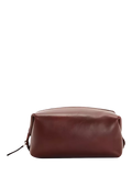 John Lewis brown vegan leather washbag from Italy, UK version