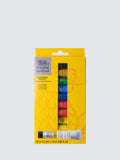 Winsor & Newton acrylic paint set with 10 essential colors (British brand)