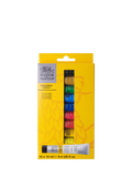 Winsor & Newton acrylic paint set with 10 essential colors (British brand)