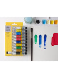 Winsor & Newton acrylic paint set with 10 essential colors (British brand)