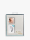Pearhead Hello Baby memory book linen cover gold script (British brand)