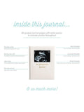 Pearhead pregnancy journal cream linen (British brand)