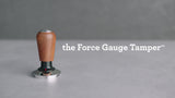 Sage force gauge tamper 54mm walnut, imported from the UK