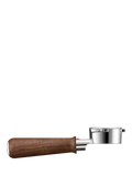 Sage Naked Portafilter 54mm walnut finish, imported from the UK