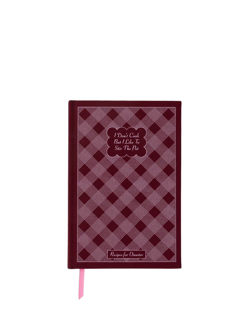 DesignWorks Ink Cook Self Help Journal red (British brand)