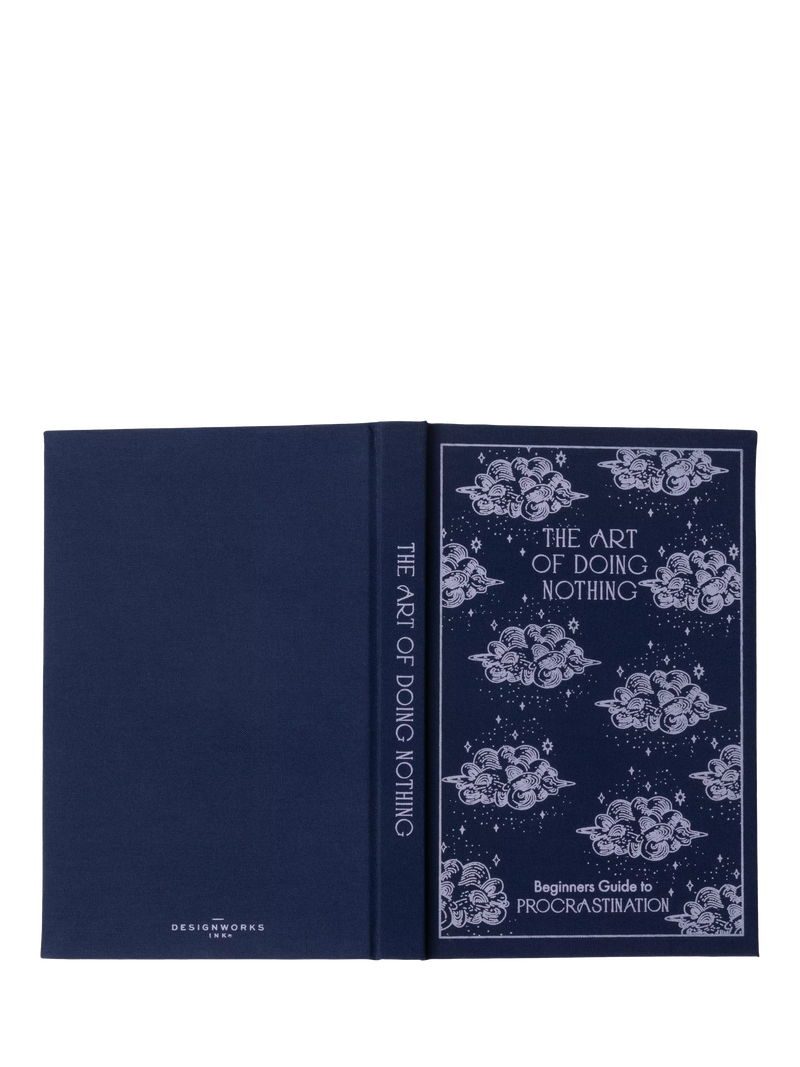DesignWorks Ink Nothing Self Help journal blue, imported from the UK