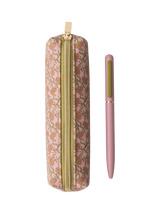 John Lewis DesignWorks Ink Vintage Floral Pen & Pouch Set, Red- Buy online at McGrocer