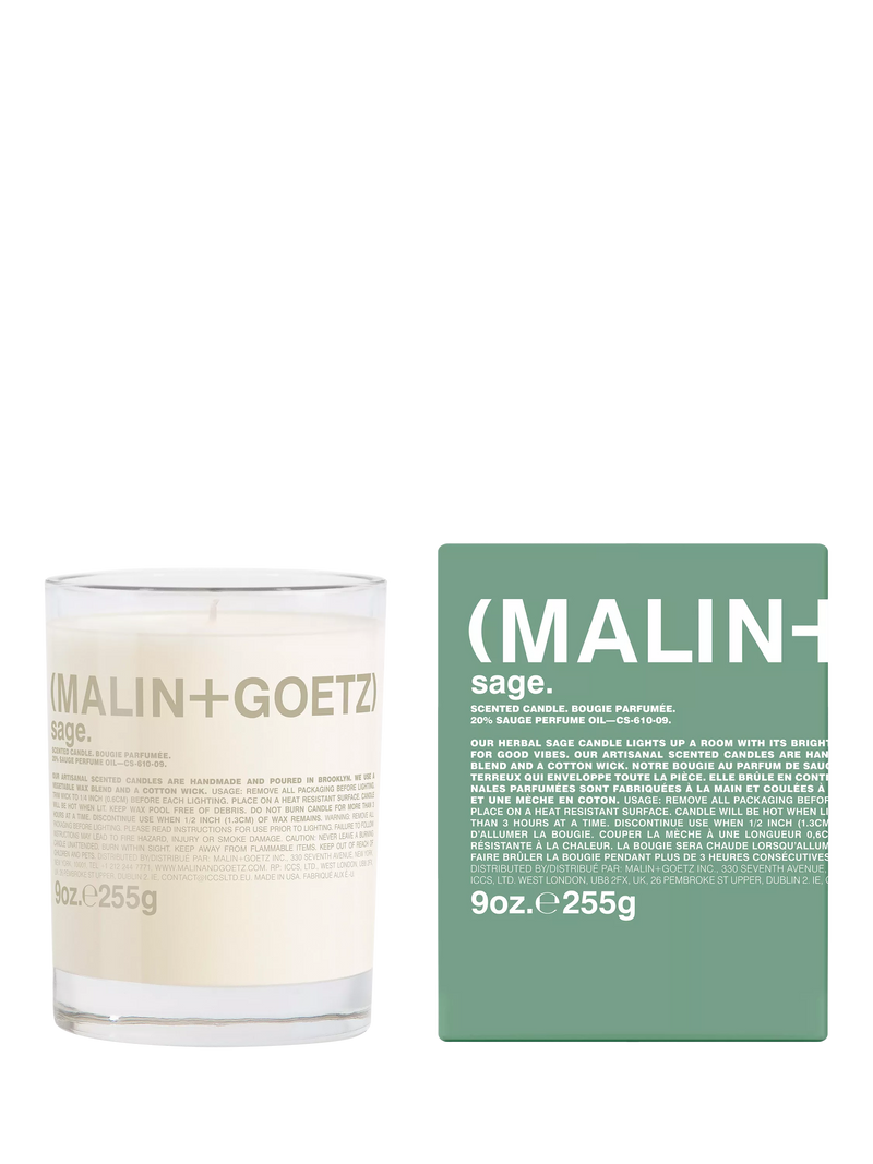 MALIN + GOETZ sage scented candle 255g, UK version