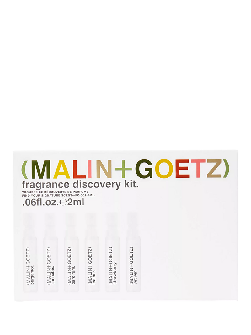 Malin+Goetz fragrance discovery gift set 6x2ml, UK version