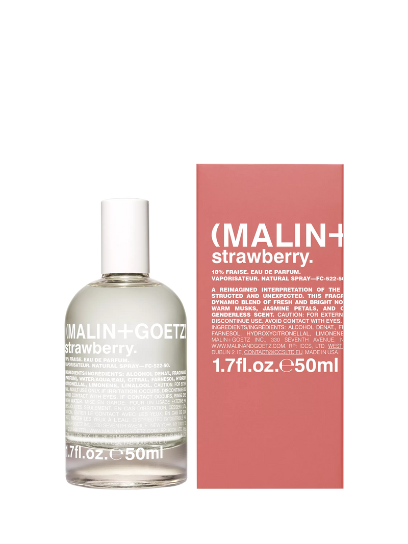 MALIN + GOETZ Strawberry Eau de Parfum 50ml, imported from the UK