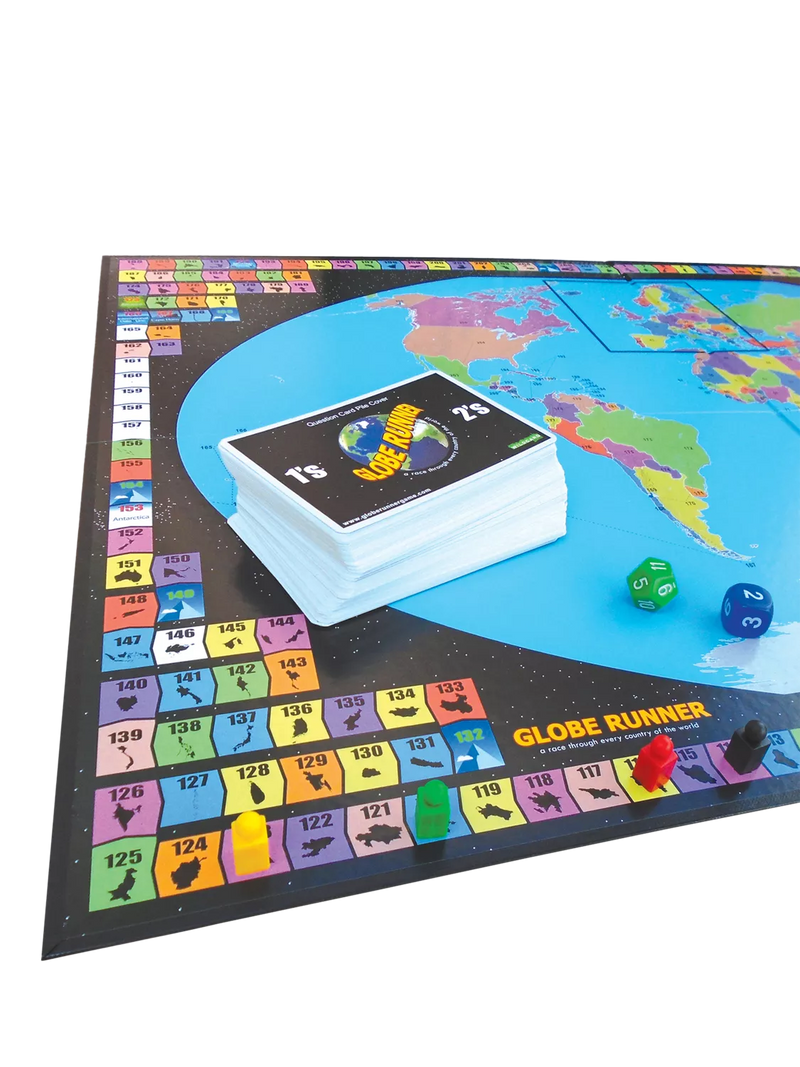 Wildcard Games Globe Runner board game, UK version