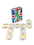 Wildcard Games Mapominoes UK Edition educational board game, imported from the UK