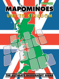 Wildcard Games Mapominoes UK Edition educational board game, imported from the UK