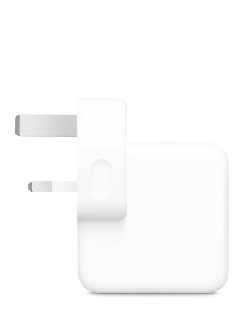 Apple 35W Dual USB-C Power Adapter white, imported from the UK